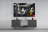 Marilyn's Bar Scene Glass Wall Art
