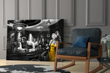 Marilyn's Bar Scene Glass Wall Art