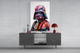 Vader Graffiti Glass Wall Art