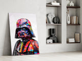 Vader Graffiti Glass Wall Art
