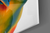 Abstract Embrace Glass Wall Art