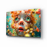 Blossoming Emotions Glass Wall Art