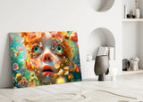 Blossoming Emotions Glass Wall Art