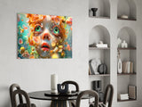 Blossoming Emotions Glass Wall Art