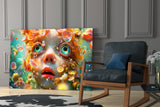 Blossoming Emotions Glass Wall Art
