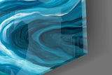 Ethereal Faces in Motion Glass Wall Art