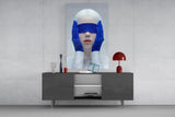 Blindfolded Serenity Glass Wall Art