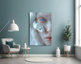 Snake Skin Portrait Glass Wall Art