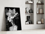 Floral Fusion Glass Wall Art