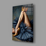 Royal Glamour Heels Glass Wall Art