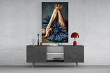 Royal Glamour Heels Glass Wall Art