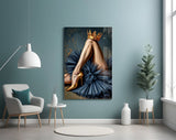 Royal Glamour Heels Glass Wall Art