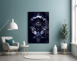 Cosmic Hands Reveal All Glass Wall Art