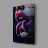 Serpent Tongue Tempered Glass Wall Art