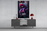 Serpent Tongue Tempered Glass Wall Art