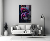 Serpent Tongue Tempered Glass Wall Art