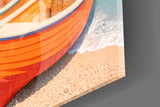 Coastal Serenity Glass Wall Art