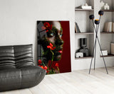 Floral Veil Glass Wall Art