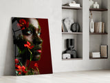 Floral Veil Glass Wall Art
