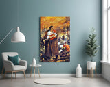 Epic Renaissance Battle Scene Glass Wall Art