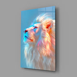 Elevate Your Space with Lion's Pride Glass Wall Art