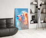 Elevate Your Space with Lion's Pride Glass Wall Art