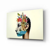 Urban Mindscapes Glasbild - 72x46 cm