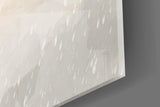 Snowy Pine Forest Path Glass Wall Art