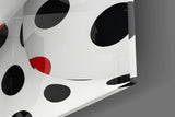 Polka Dot Glamour Glass Wall Art