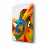 Colorful Gesture Glass Wall Art
