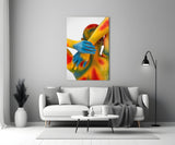 Colorful Gesture Glass Wall Art