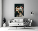 Floral Fantasy Glass Wall Art