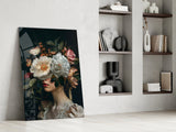 Floral Fantasy Glass Wall Art