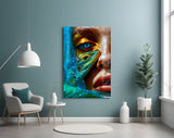 Lizard Eyes Glass Wall Art
