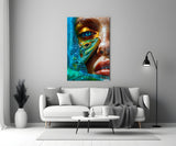 Lizard Eyes Glass Wall Art