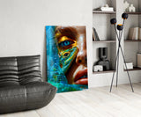 Lizard Eyes Glass Wall Art