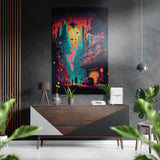 Quadro da parete Dreamland in alluminio spazzolato Dibond - 60x39 cm