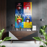 Pop-Art Icon Print Quadro in alluminio Dibond - 60x39 cm