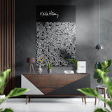 Keith Haring Tableau mural en aluminium brossé Dibond - 60x39 cm