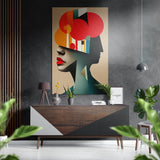 Shaped Mind Wandbild aus gebürstetem Aluminium-Dibond - 60x39 cm