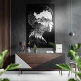 Quadro da parete Forest in My Mind in alluminio spazzolato Dibond - 60x39 cm