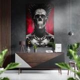The Warrior Wandbild auf gebürstetem Aluminium-Dibond - 60x39 cm