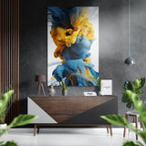 Color Explode, tableau sur aluminium brossé Dibond - 60x39 cm