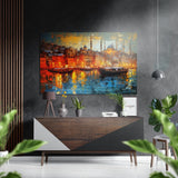 Istanbul, quadro in alluminio spazzolato Dibond - 60x39 cm