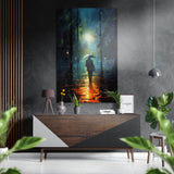 Alone, quadro in alluminio spazzolato Dibond - 60x39 cm