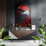 Red Eagle tableau mural en aluminium dibond brossé - 60x39 cm