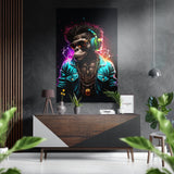 Body Builder Brushed Aluminum Dibond Wall Art - 60x39 cm
