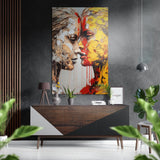 Facedown Wandbild auf gebürstetem Aluminium-Dibond - 60x39 cm