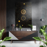 System Wandbild auf gebürstetem Aluminium-Dibond - 60x39 cm
