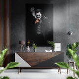 Joker Brushed Aluminium Dibond Wall Art